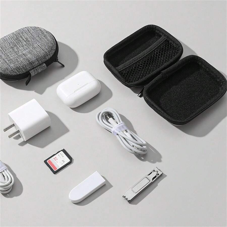 Headphone Carrying Case Outdoor Accessories Headphone Accessories Wire Cable Electronic Accessories Cell Phone Accessories Cable Case USB - Multicolor - View 1