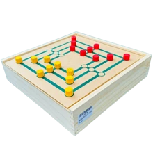 Jogos de Mesa 5x1 Xadrez, Dama, Ludo, Trilha, Jogo da Velha Educativos Jogos Clássicos Toy Trade Oficial