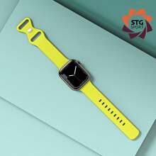 1pc Unisex Sports Silicone Apple Watch Band Apple Watch Strap Compatible With 38/40/41/42/44/45/46/49mm Apple Watch Ultra/Se/10/9/8/7/6/5/4/3/2/1