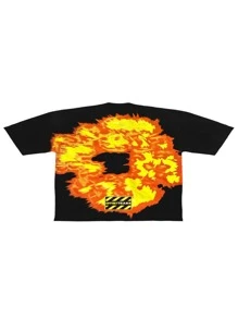 DT X Offset Set It Off #1 T-Shirt - Black - Black - View 2