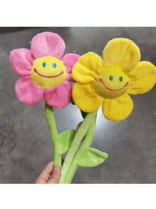Juguete de peluche de girasol con diseño de dibujos animados de aproximadamente 30cm con simulación y tela suave - Multicolor - Ver 1