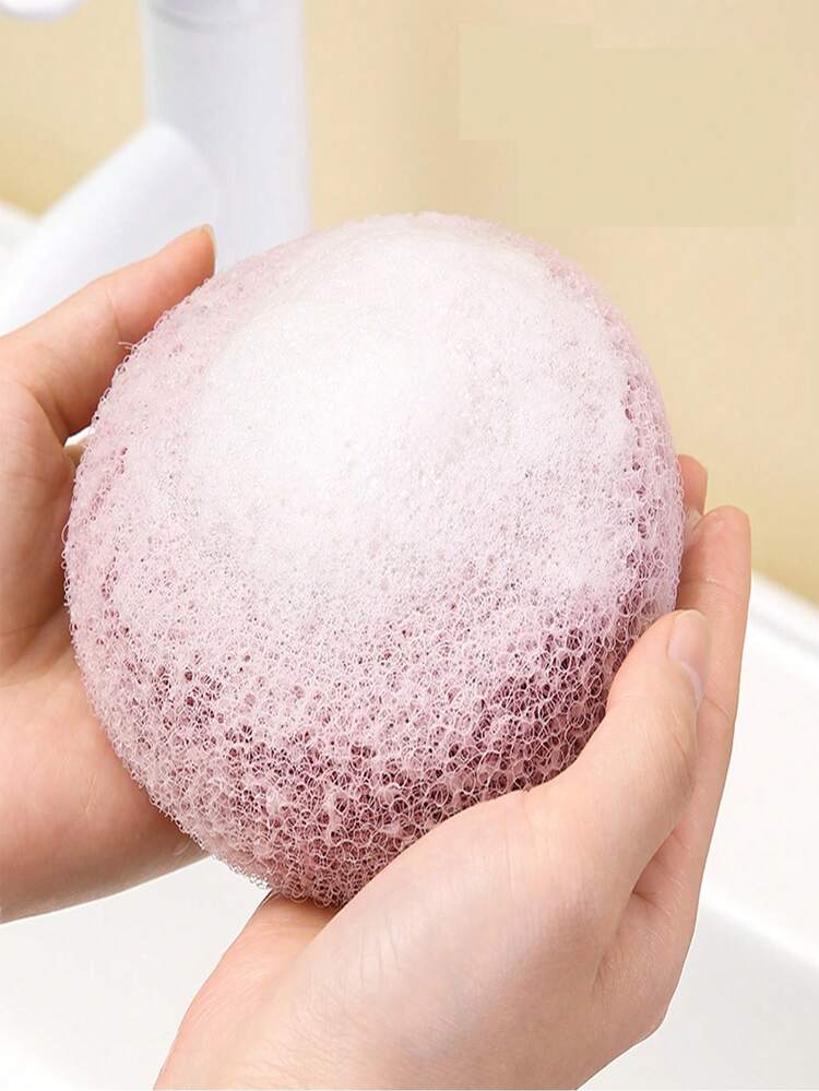 1入組按摩吸盤沐浴球,沐浴海綿,3d按摩沐浴球 - 顏色隨機 - 查看 6