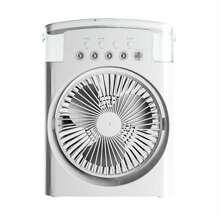 VENTILADOR ENFRIADOR DE AIRE PORTATIL AIR COOLER ESCRITORIO DE OFICINA - Blanco - Ver 3