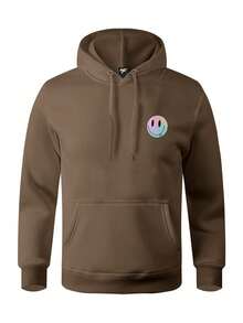 Men Hoodies - 卡其色 - 查看 1