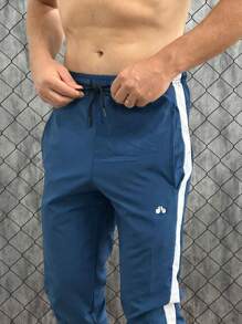 Men Pants - Blue and White - View 4