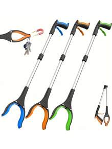 1pc Garbage Picker Grabber, With 360° Rotating Clamp, Lightweight Heavy Duty Grabber For Seniors 32 Inch, Grabber Trash Pickup Tool, Elderly Grab It Reaching Tool, Household Gadgets, Useful Tool, Cleaning Supplies - 1 Item - View 1