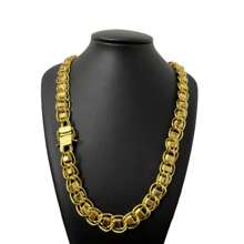 Men's Pendant Necklaces - 金色 - 查看 1