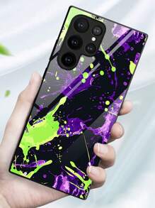 Vỏ điện thoại bằng kính tương thích với các mẫu Apple và Samsung - Nhiều màu - Xem 2