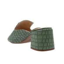 Women Heeled Sandals - màu xanh lá - Xem 4