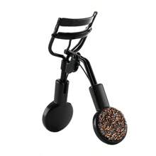 syobaty 黑色鑽石手柄睫毛捲曲器,自然捲曲睫毛夾,長效且無損害,適用於初學者隨身攜帶 - 黑色 - 查看 7