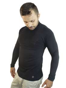 Men T-Shirts - 黑色 - 查看 3
