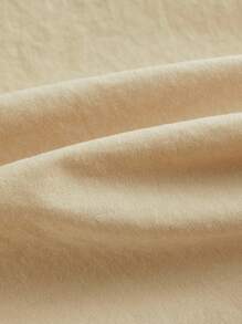 MARC&JANIE Young Girls' Casual French Style Moisture Wicking Quick-Drying Loose Split Hem Lantern Skirt, Spring/Summer - Khaki - View 11