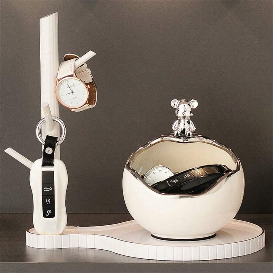 Luxury Style Key Hanger And Storage Rack For Entryway, Living Room