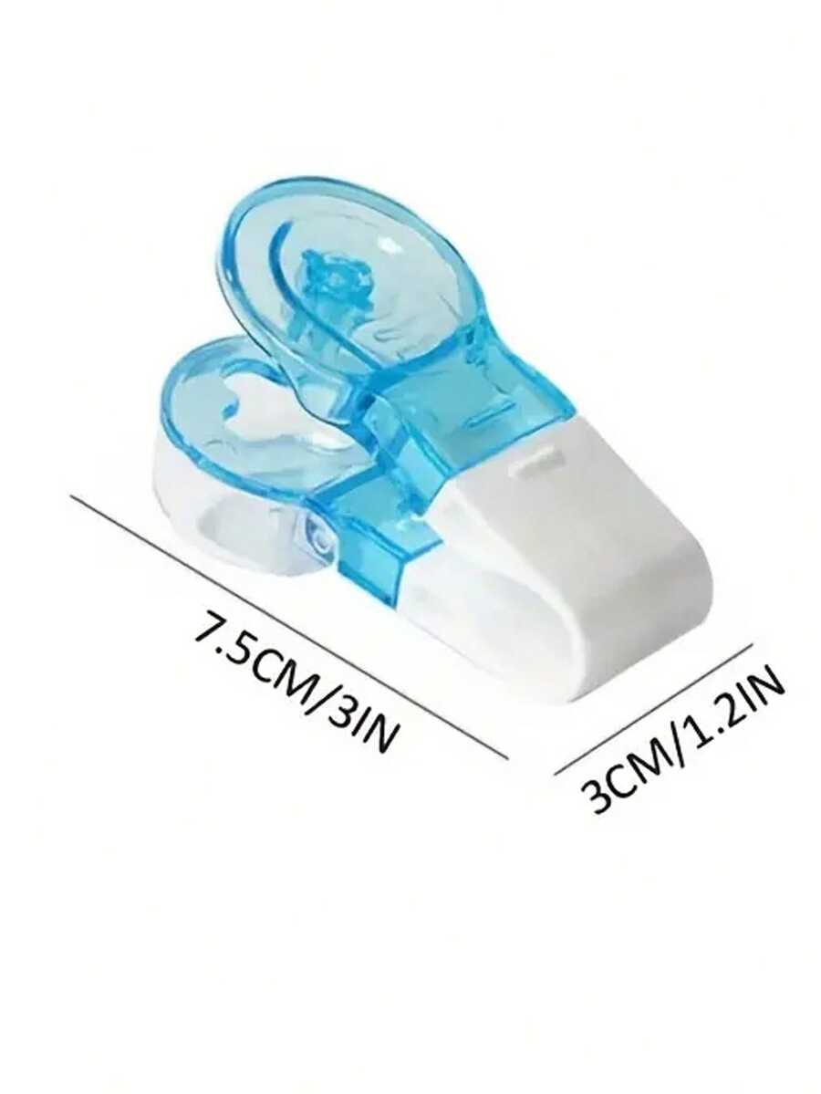 薬入れ 旅行用 ピルディスペンサー おしゃれな薬ケース 収納容器 ピルオーガナイザー 錠剤ケース 青底白蓋 SHEIN JAPAN