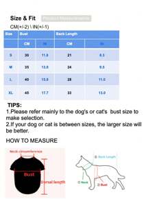 1件草莓和条纹刺绣宠物时尚粉色吊带背心