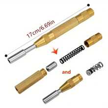 Hobbyworker 38PCS 3mm Auto Punching Tool Steel Metal Number Capital Letter Stamp Set With Automatic Punch Alphabet ID Stamping Punch Set Kit - 38PCS 3mm Punch Stamp Red Kit - View 6