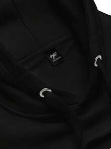 Men Hoodies - 黑色 - 查看 2