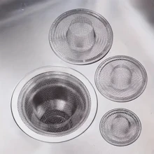 2 piezas Coladores de acero inoxidable para fregadero, atrapapelos de bañera, colador de desagüe y tapa de desagüe para la mayoría de los fregaderos de cocina y baño, 4 tamaños diferentes, decoración del hogar y del baño, decoración de otoño, de vuelta a la escuela