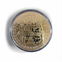 1 Memorable Color Birthday Commemorative Coin Metal Handicrafts Handy Gift Creative Birthday Gift To Friends Activities Gift - Multicolor - View 3