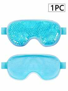 1個旅行必備品：冷敷凝膠珠眼罩,可重複使用的冷卻冰敷眼罩,可減輕浮腫的眼睛,黑眼圈,頭痛,偏頭痛和緩解壓力