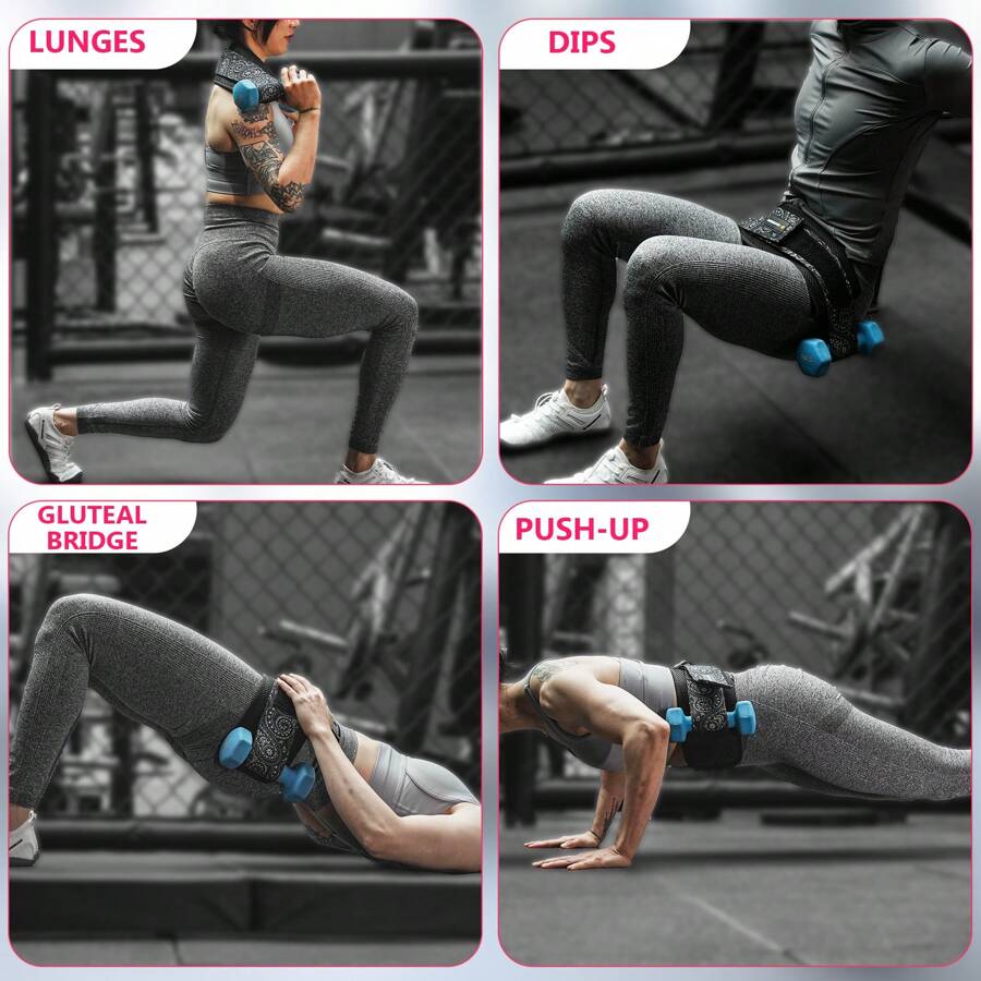 Manueklear Dumbbell Hip Thrust Belt, Hip Thrust Exercise Equipment, Women's Hip Thrust Belt