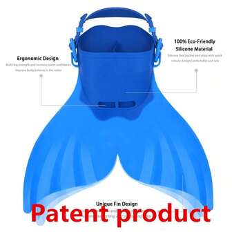 Best Selling Wholesale Mermaid Swim Flipper Monofin Diving Equipment For Children 3 To 12 Years Old Birthday Gift