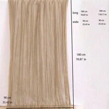 Balinese Gauze Crinkle Table Runner, European Style Linen Tablecloth Bohemian Style Table Runner For Wedding, Birthday, Party Decoration 180cm/70.87 Inch 300cm/118.11 Inch (1pc)