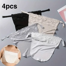 4pcs Detachable Lace Breast Cover For Women - Comfortable And Stylish Chest Cover For Clothing Accessories Valentine's Day Valentines