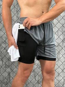 Men Shorts - 白色 - 查看 2
