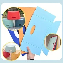 Ultralight Foldable Portable Stool Chair, Home Thickened Outdoor Chair Mini Mazha Fishing Chair, Lightweight Collapsable Folding Potty Stool For Traveling, Mini Foot Step Stool For Airplane Flight Camping Stuff