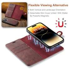 NEW Classic Business Style Faux Leather Wallet Phone Case Magnetic Flip Cover With Card Holder NEW 2 In1 PU Leather Wallet Magnetic Detachable Removable Phone Case Back Cover Compatible With Samsung Galaxy S24 Ultra/S23 Ultra/S22Ultra/S21Ultra/S20Ultra/S23FE/S20FE/S21fe/S21Plus Note 20 Ultra 5G 4G Galaxy A12 A22 A32 A42 A52 A72 A13 A23 A33 A53 A73 A14 A24 A34 A54 Oneplus 10 11 Pro Compatible With Iphone 15 14 13 12 11 Pro Promax Plus Mini IPhone X Xs XR XsMax 6 7 8 Plus For Pixel 6 Pro 7a 8 Pro Phone Case - Black - View 8