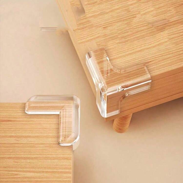 12件装婴儿及儿童家具边角防撞条，桌角保护垫，幼儿安全防护垫，圣诞节、万圣节、感恩节礼物 - 白色 - 查看 2