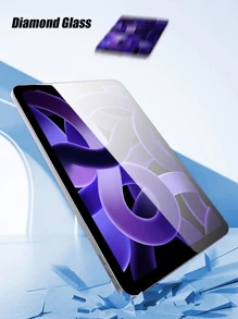 2pcs High Definition Anti-Scratch Screen Protector Glass For IPad, Compatible With Samsung Galaxy Tab (Please Purchase According To Your Tablet Model) - Clear - View 4
