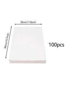 100入組加厚一次性寵物鳥籠紙盤,無紡布鸚鵡籠墊,清潔用紙 - 白色 - 查看 11