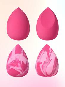 4PCS Makeup Sponge,Suitable For Cream & Powder Concealer, Loose Powder Makeup Applicator - Multicolor - View 3