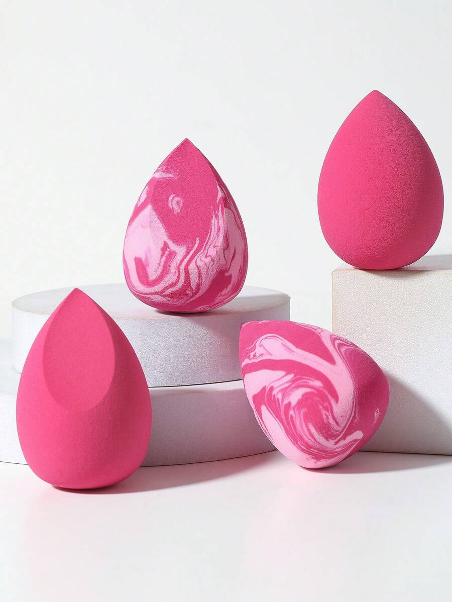 4PCS Makeup Sponge,Suitable For Cream & Powder Concealer, Loose Powder Makeup Applicator - Multicolor - View 1