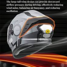 AD 1 szt. Certyfikowany kask motocyklowy na rower elektryczny DOT&ECE, uniwersalny, całoroczny, motocyklowy kask integralny z dwoma wizjerami