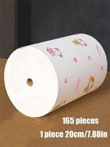 165 Chiếc Khăn Lau Slouchy Dùng Một Lần, Lau Nhà Bếp, Siêu Thấm Hút, Không Rụng Lông, In Hình, Màu Sắc Ngẫu Nhiên - Nhiều màu - Xem 2