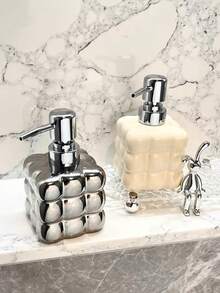 1 Miếng Gốm sứ Thiết kế đám mây Chai có thể nạp lại , Lý tưởng Đối với Xà bông , , Dầu gội đầu , Dầu xả In Phòng tắm - Bạc - Xem 6