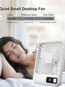 New Desktop/Wall Mounted USB Fan, Portable Mini Electric Fan For Home, Student Dormitory, Bedside, Small Size