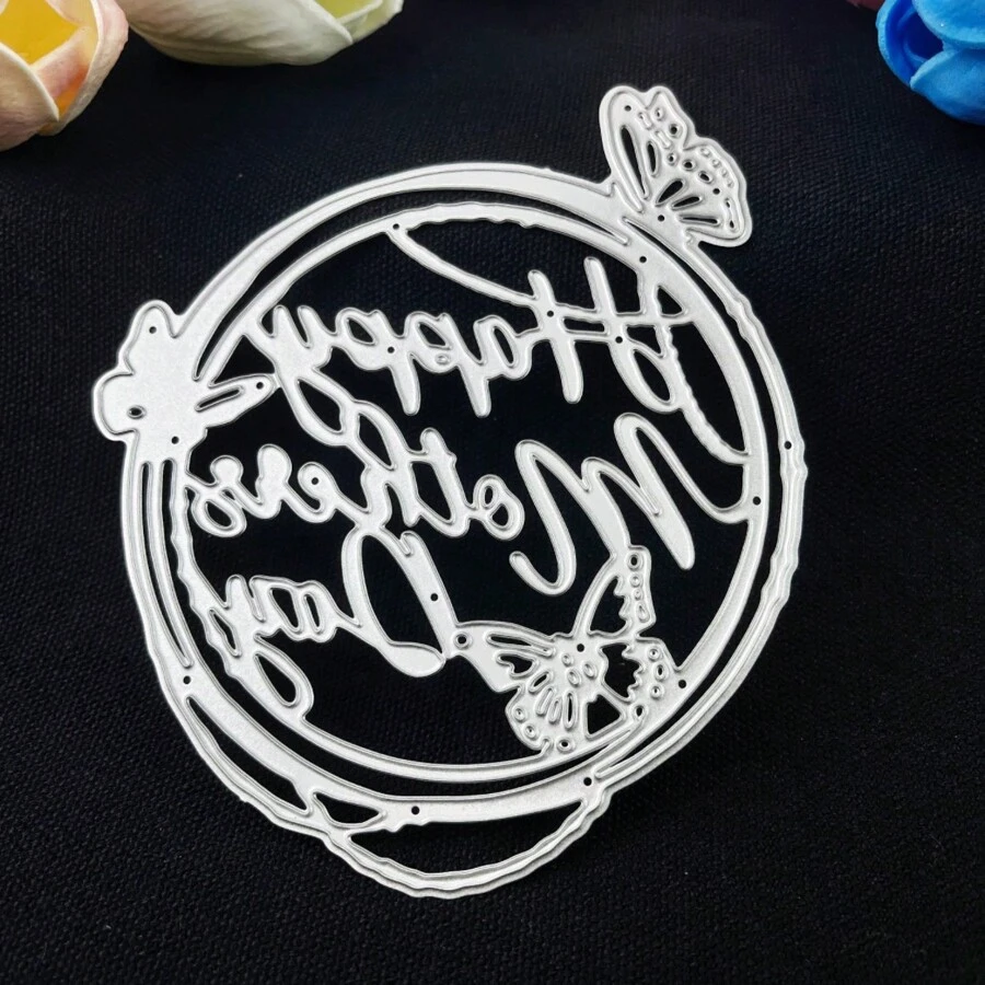 Creative Happy Birthday Letter Cut Sleeve Cut Collection, Steel Carbon ...