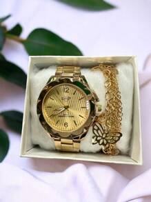 Women's Quartz Watches - 金色 - 查看 2