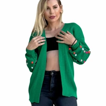 Women Cardigans - GREEN FLAG - View 1