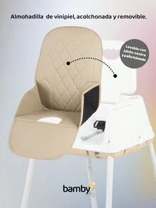 Reinforced Baby Periquera Chair 5 In 1 High 6 Months To 3 Years - Cà phê nâu - Xem 3