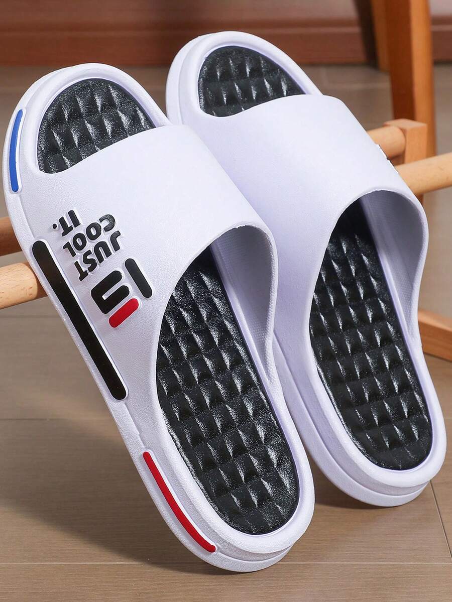 Men Flip Flops & Slides - White - View 1