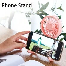 1 Pc Octopus Design Portable Stroller Fan,Rechargeable Handheld Mini Fan - Black - View 6