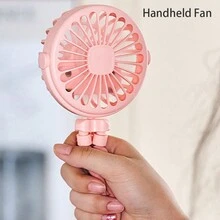 1 Pc Octopus Design Portable Stroller Fan,Rechargeable Handheld Mini Fan - Black - View 7