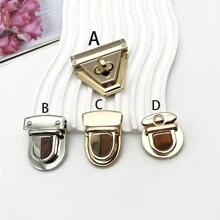 Metal Buckle Wallet Thumb Fastener Lock Metal Buckle Suitable For DIY Bag Wallet Replacement Essential Multifunctional Accessories Bag Hardware Accessories - Multicolor - View 1