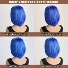 Women's Fashionable Natural Short Curly Blonde 12-Inch Synthetic Hair Bob Hairstyle With Air Bangs And Interior Curls, Suitable For Cosplay, Halloween Parties, And Costume Parties