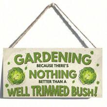 歡迎來到春季園藝,沒有什麼比粗魯的花園銘牌 & 樹籬更有趣了。爸爸 & 爺爺的禮物~ - 綠色 - 查看 1